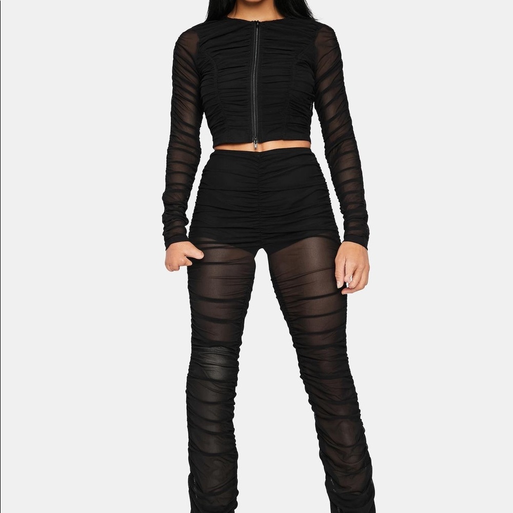 Ruched Pant Set